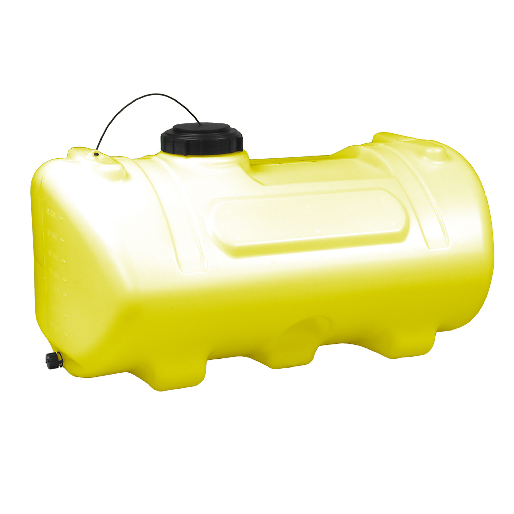 Valley Industries Spot Sprayer Tank - 40 Gal., Yellow, Extra-Thick Walls, 6in. Lid, Model# T-040-YYNA-XL